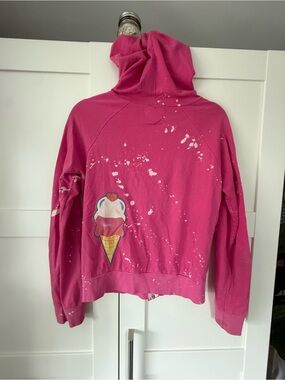 Iconic Y2K 2000s pink Primp zipper ice-cream hoodie